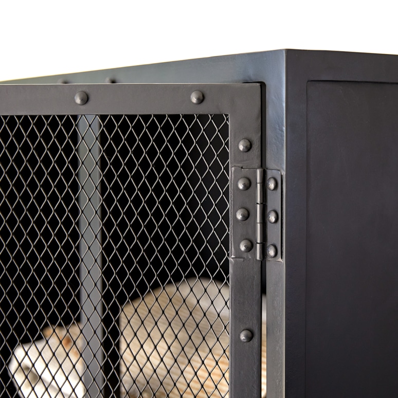 Cléo - Armadio con ante in rete metallica