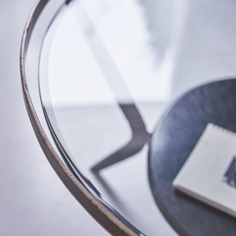 Ambre - Couchtisch aus Marmor und Metall