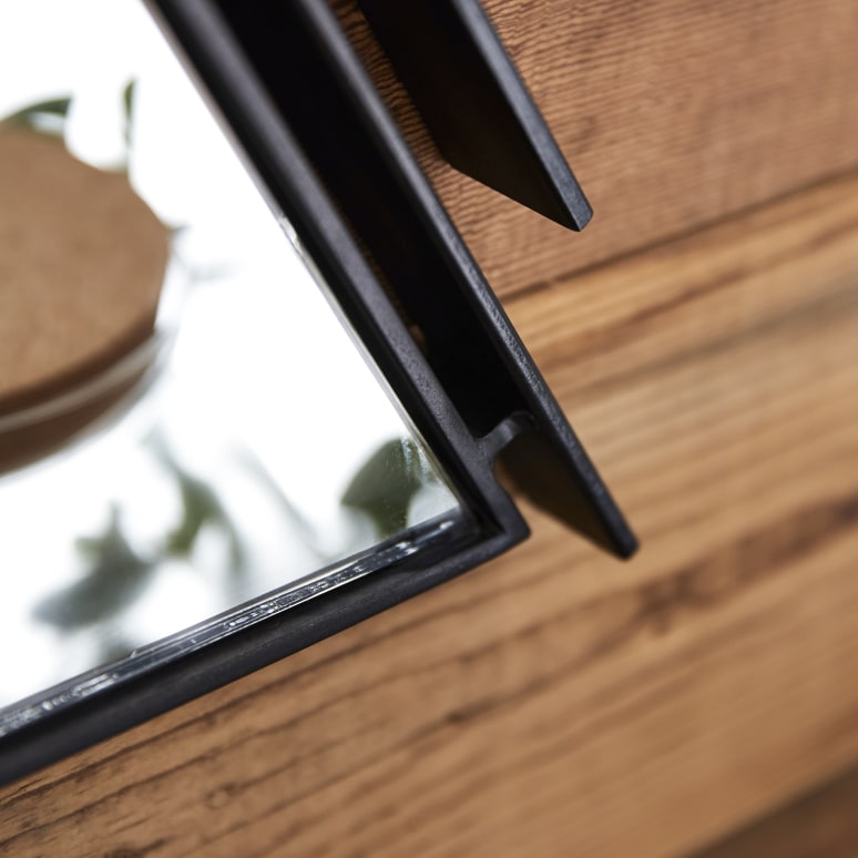 Maho - Miroir en métal 60 cm