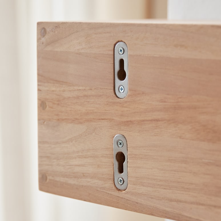 Sasha - Portasciugamani da parete in teak massello 60 cm