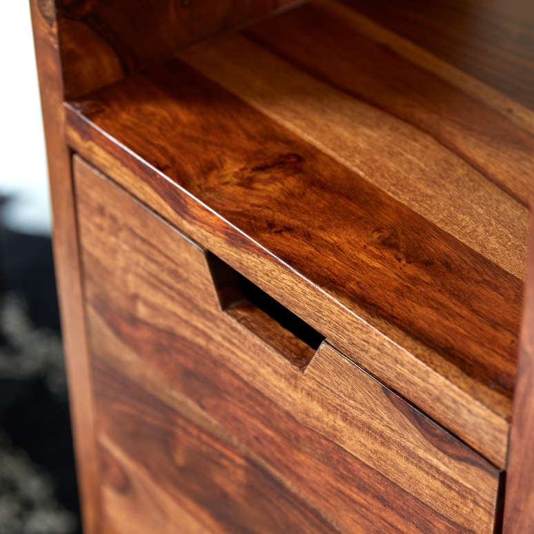 Kwarto - Wall-mounted shelf in solid sheesham wood