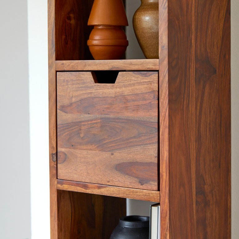 Kwarto - Estantería de pared de palisandro macizo 