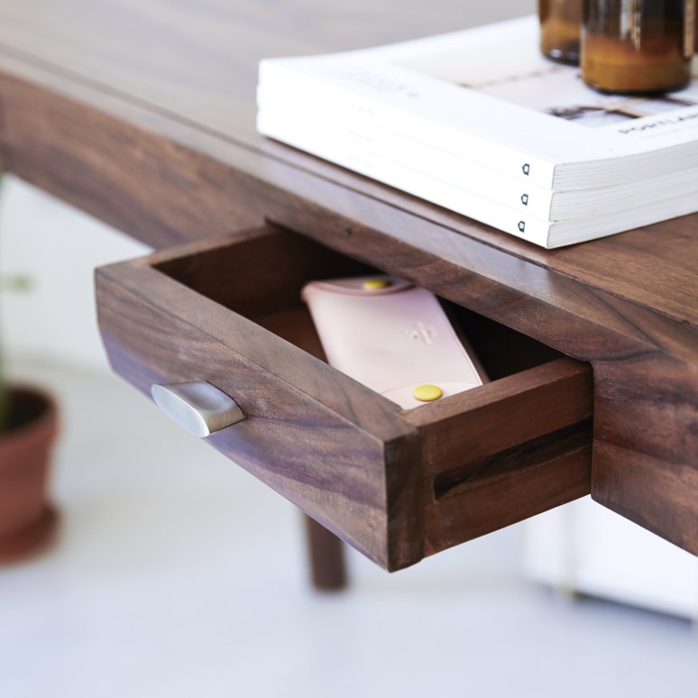 Luna - Desk in solid sheesham