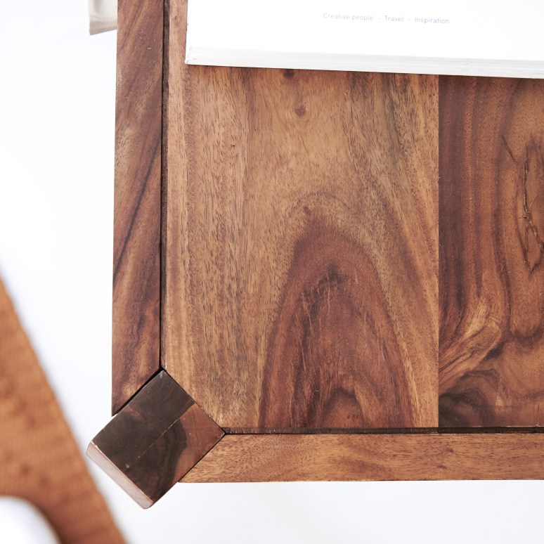 Luna - Bureau van massief palissander