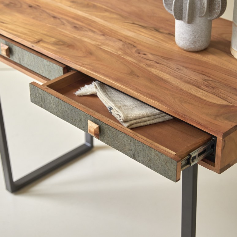 Temis - Bijzettafel van massief acacia