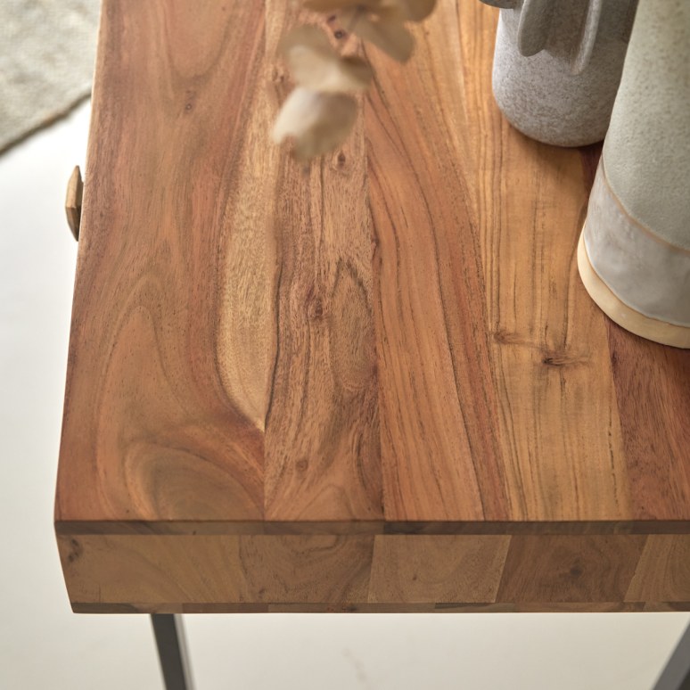 Temis - Solid acacia console table