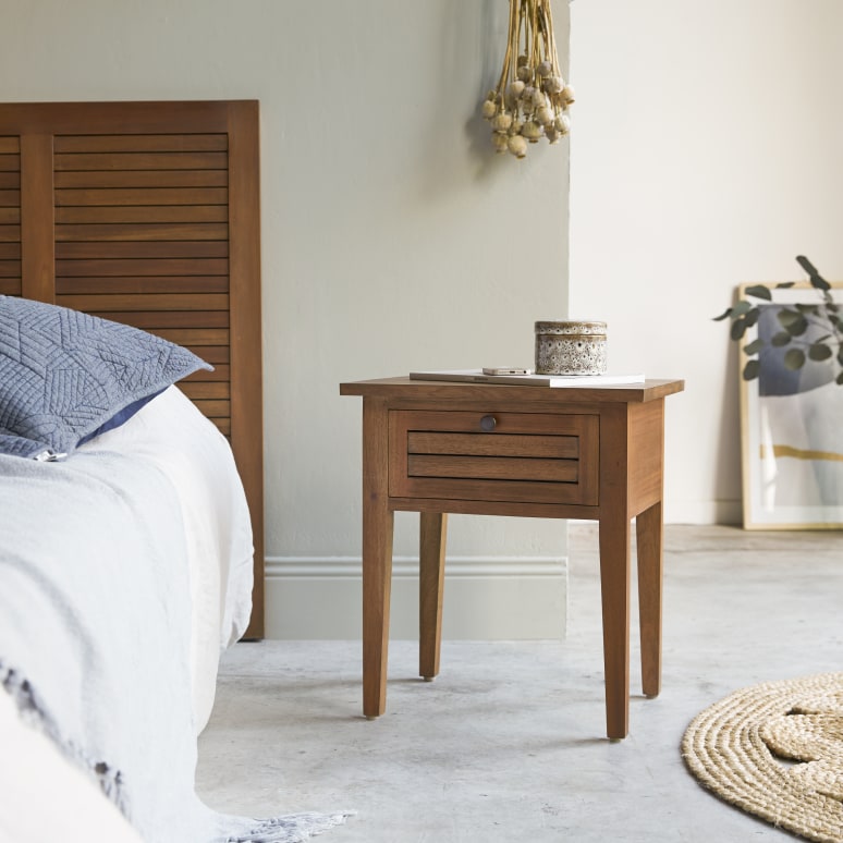 Loggia - Solid acacia bedside table