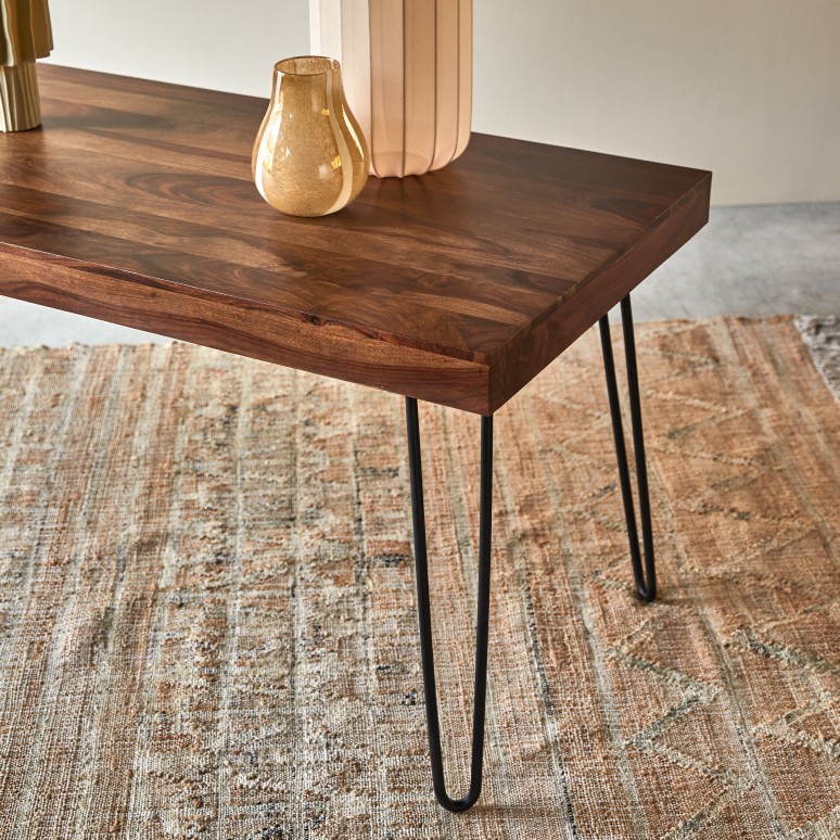 Helga - Table en palissandre massif 6-8 pers.