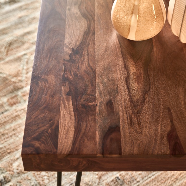 Helga - Table in solid sheesham - 6-8 guests