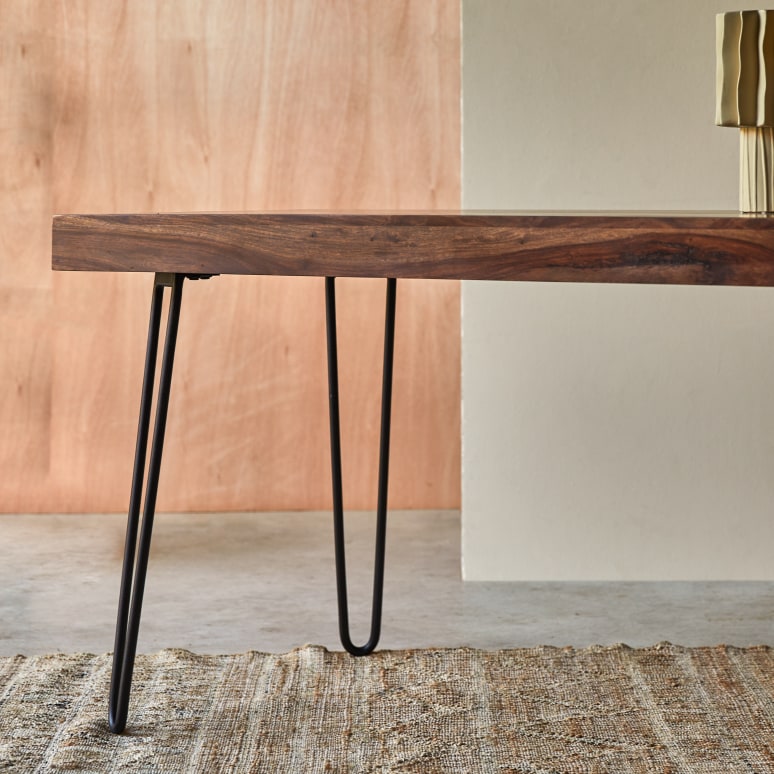 Helga - Table in solid sheesham - 6-8 guests