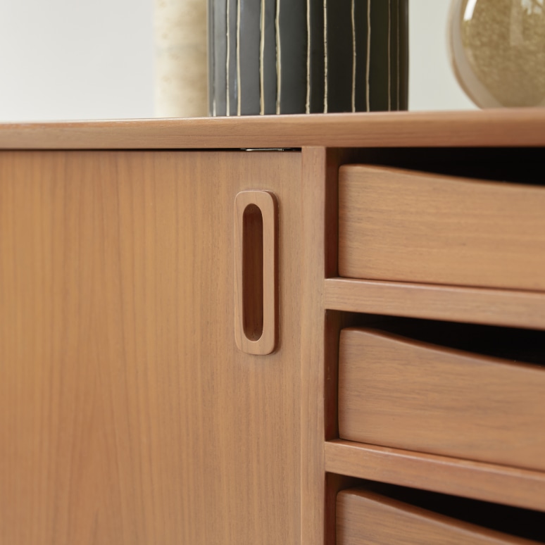 Simen - Credenza in mogano 100 cm