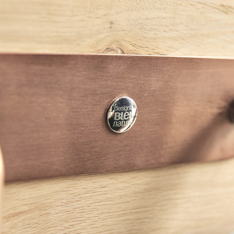 Yutapi - Sedia kaki in legno di quercia