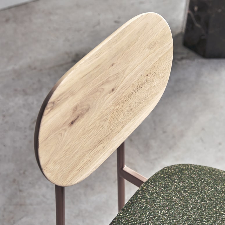 Yutapi - Chaise kaki en chêne