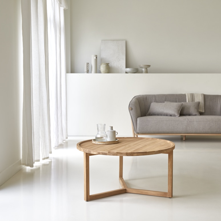 Ana - Solid teak coffee table