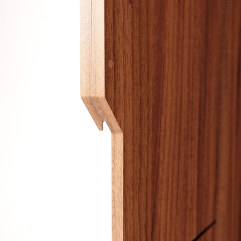 Greta - Armoire d'entrée en teck massif