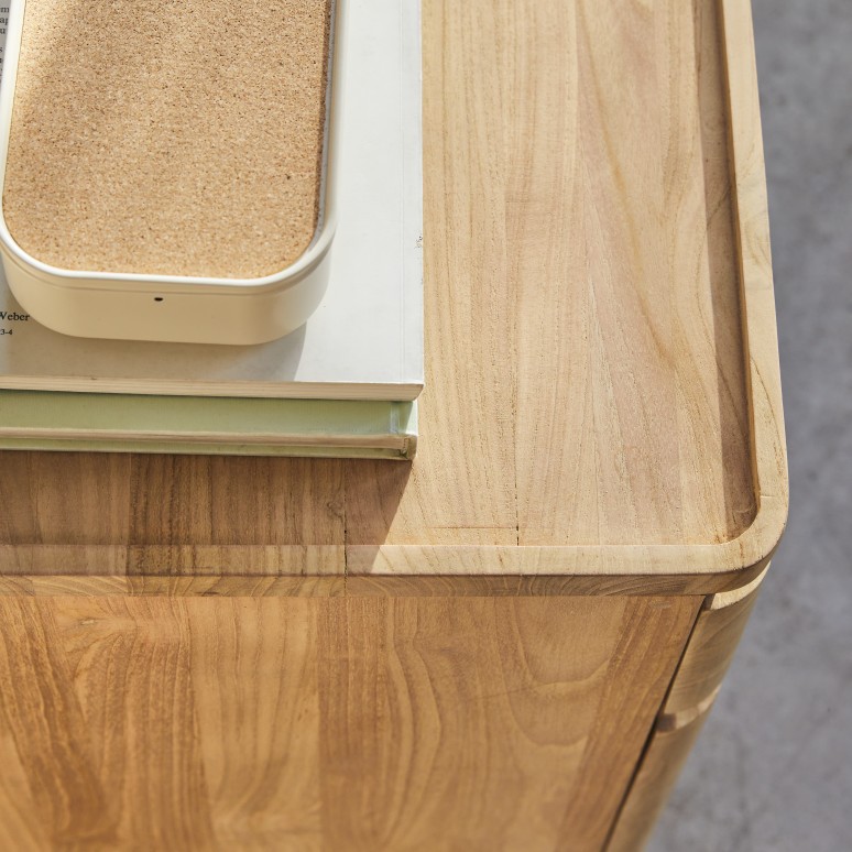 Nino - Solid Teak Nightstand