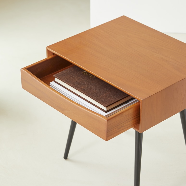 Simen - Teak Nightstand