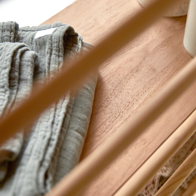 Sera - Scaffale alto in teak massello