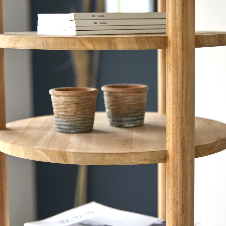 Poline - Poline - Solid Teak Shelves