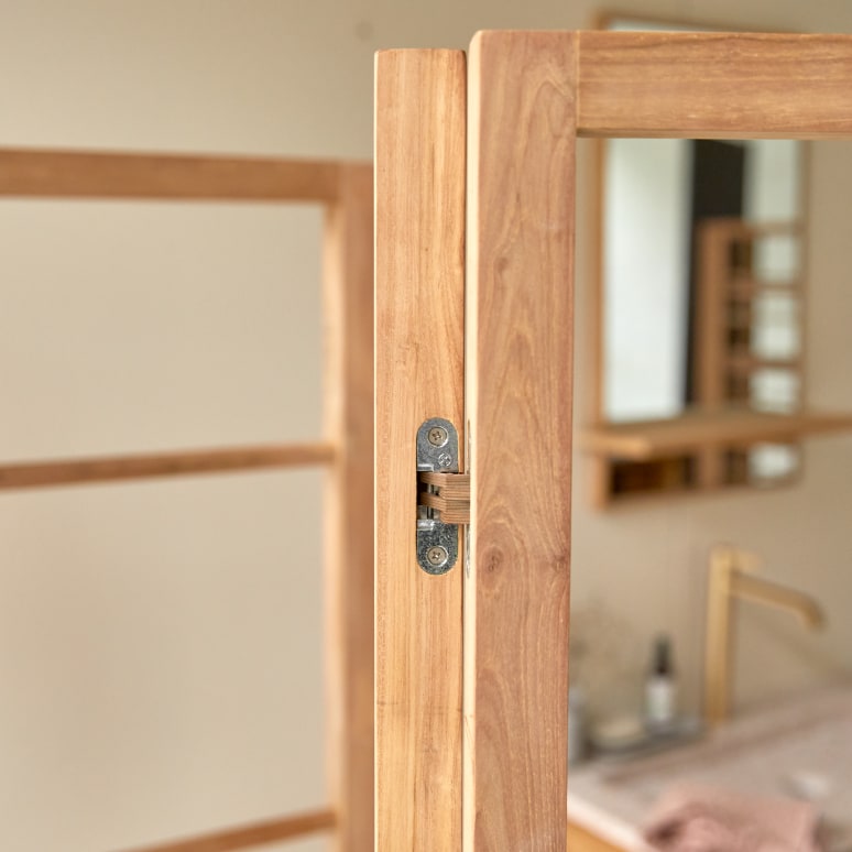 Anton - Portasciugamani in teak massello