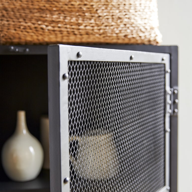 Alma - Armoire grillagée en métal
