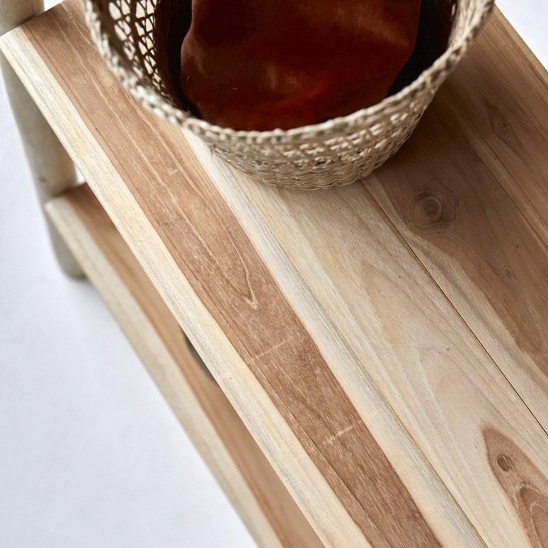 Kilim - Clothes rail in solid teak