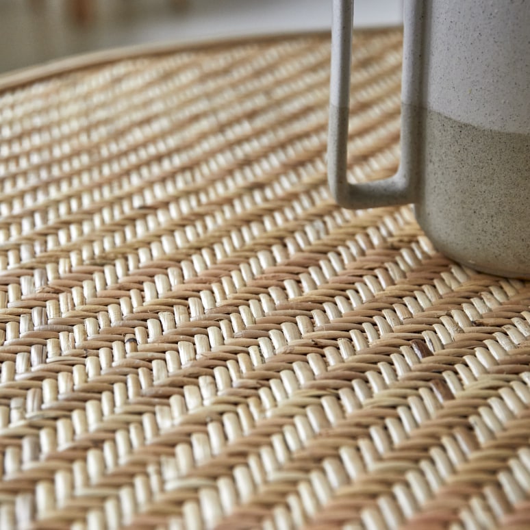 Zita - Table basse en rotin