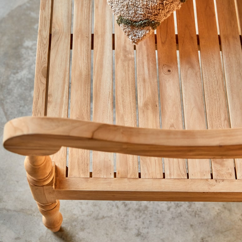 Marceau - Panca in teak massello