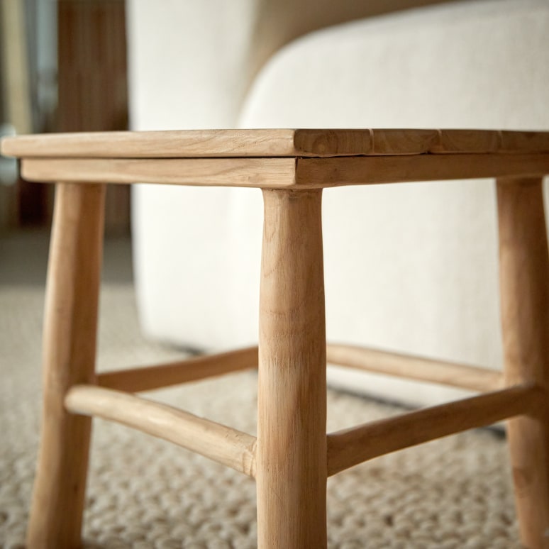 Kilim - Tavolino da divano in teak massello