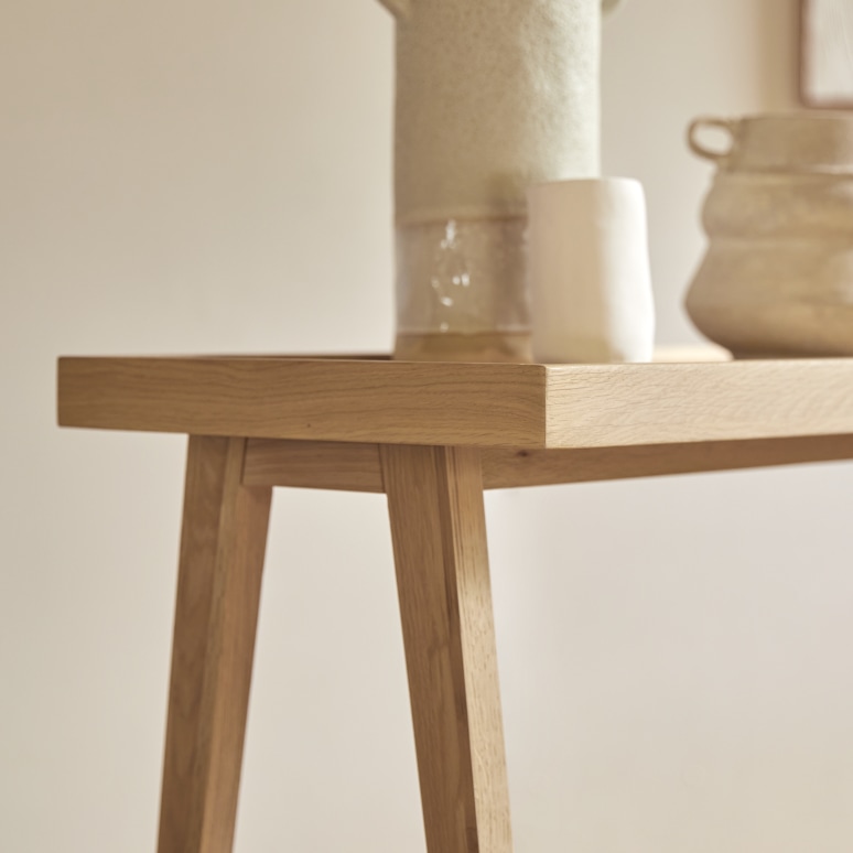 Pola - Solid oak console table