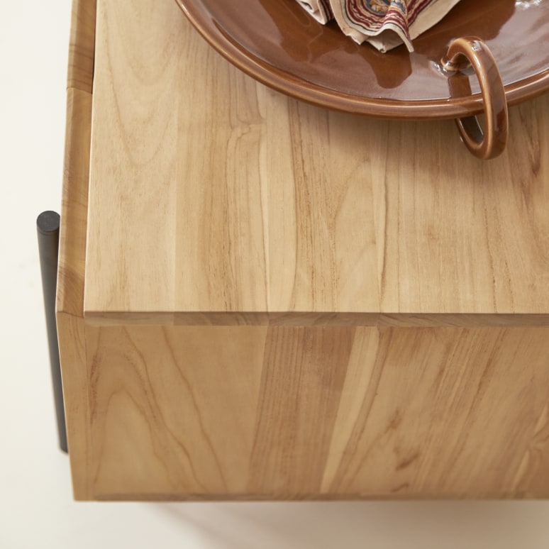 Honorine - TV Schrank aus massivem Teakholz 170 cm