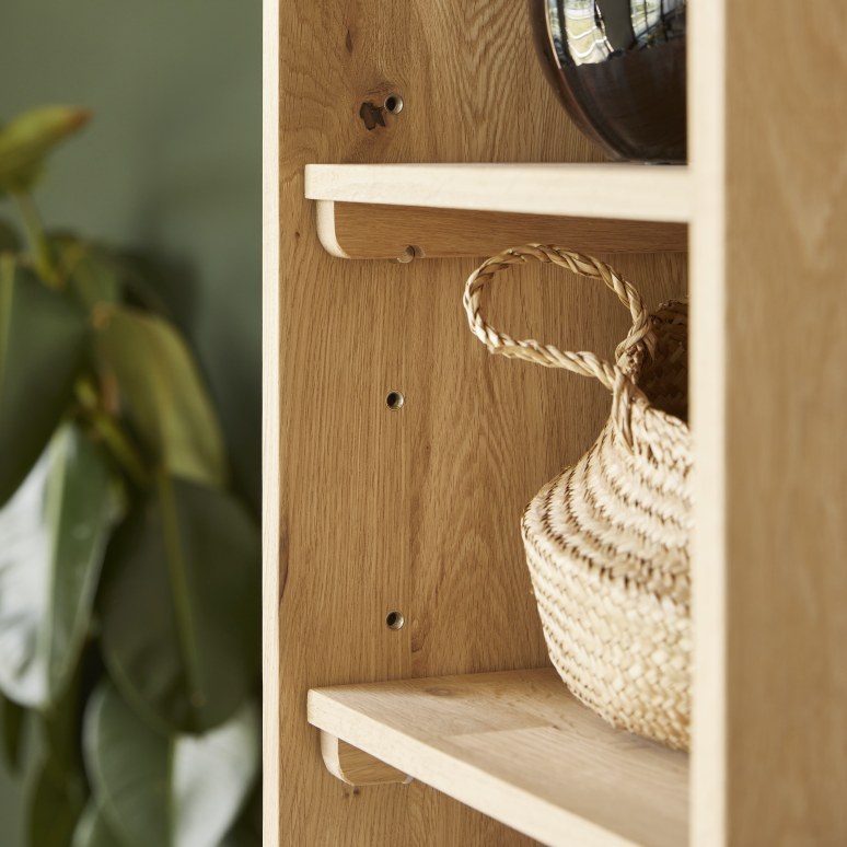 Soho - Solid Oak narrow Bathroom Cabinet