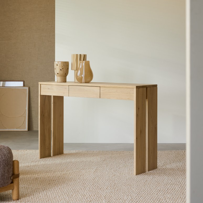 Eden - Solid oak console table