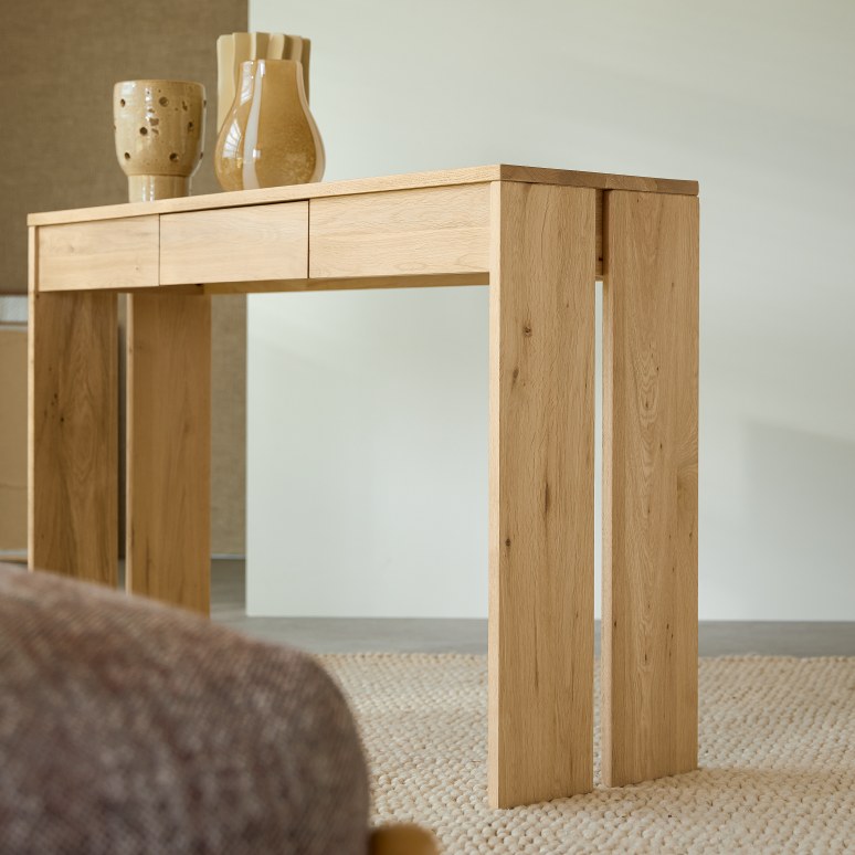 Eden - Solid oak console table