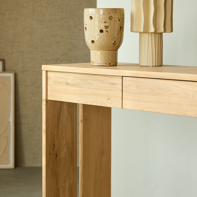 Eden - Solid oak console table