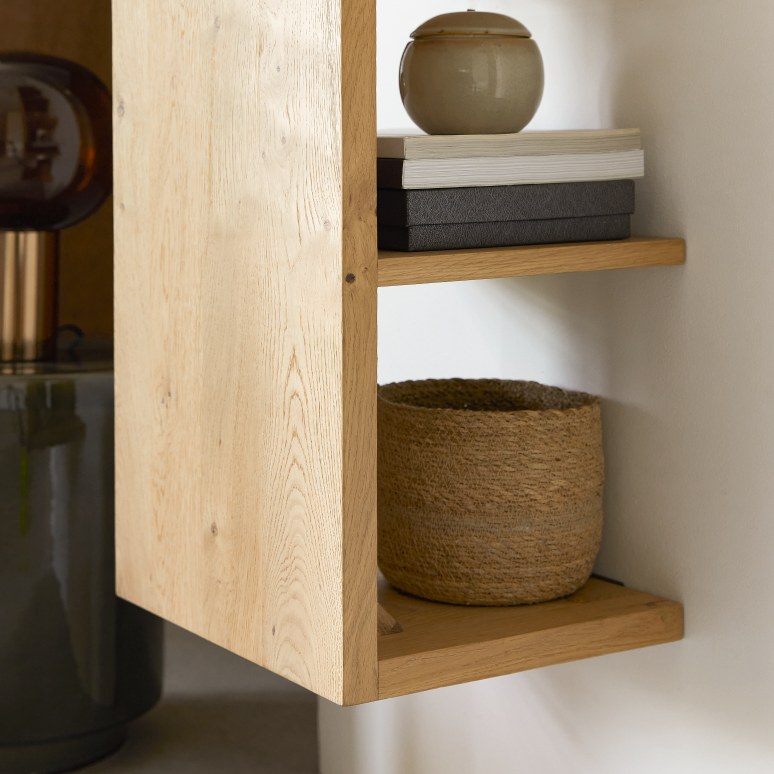 Easy - Massief eikenhouten wandplank