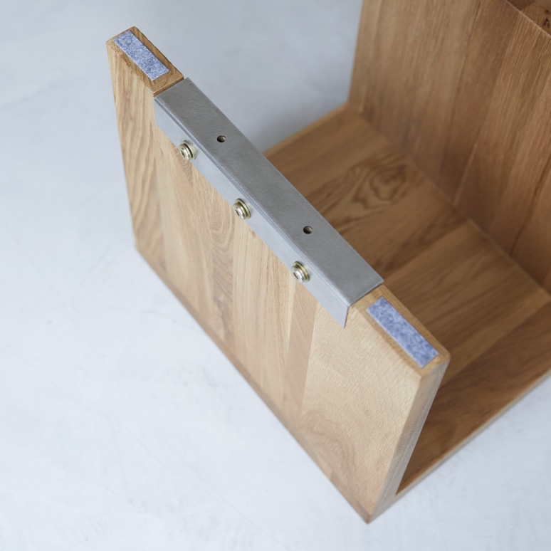 Easy - Mensola da parete in legno di quercia massello