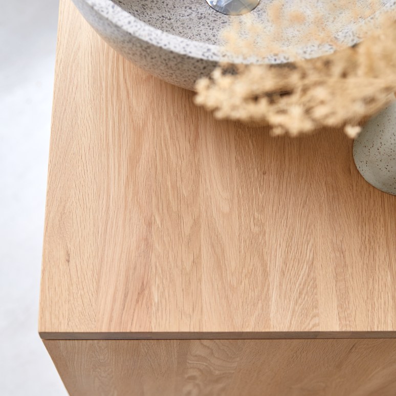 Kwarto - Massief eikenhouten badmeubel 60 cm