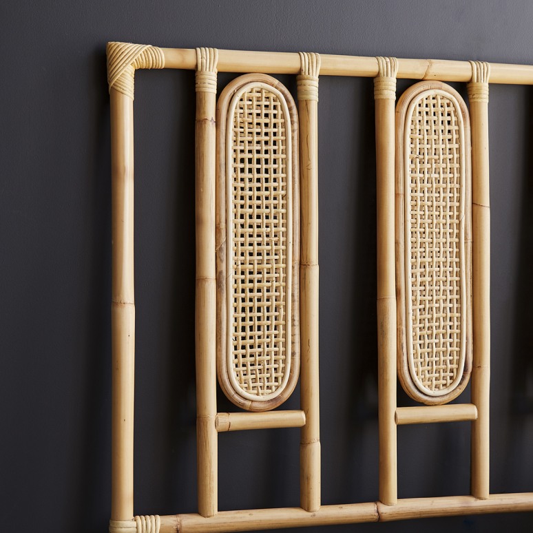 Paulette - Cane rattan headboard 160 cm