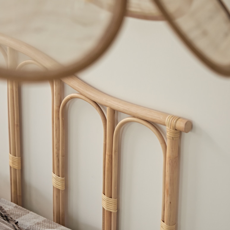 Ondine - Testiera in rattan 160 cm