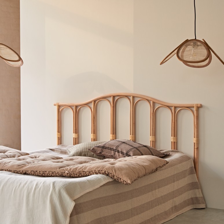 Ondine - Testiera in rattan 160 cm