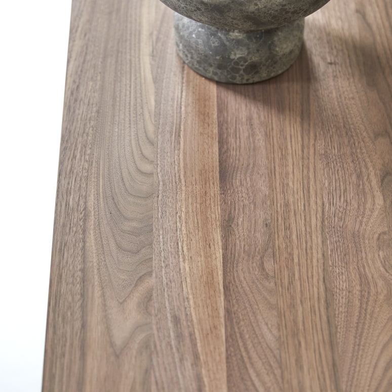 Pampa - Solid walnut tall console table