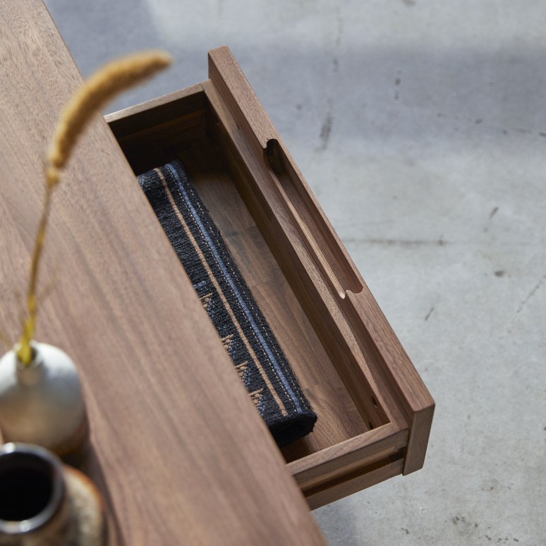 Ellie - Solid Walnut TV Stand