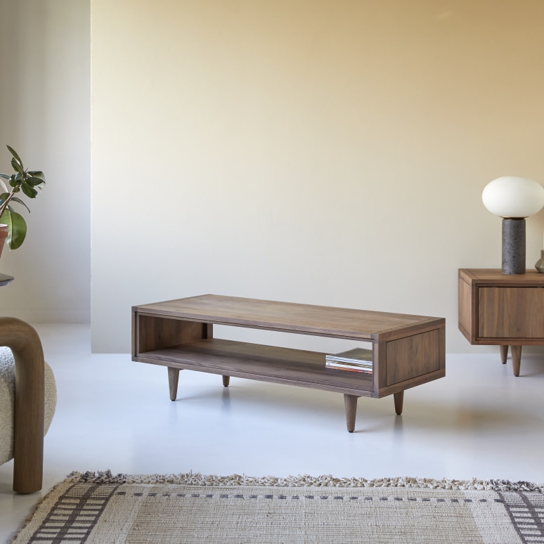 Jonàk - Solid walnut coffee table