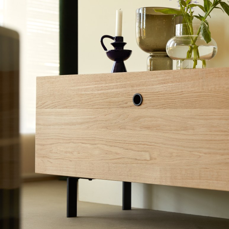 Jeanne - Massief eiken tv-meubel 200 cm