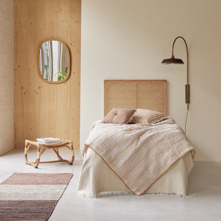 Adèle - Children’s rattan cane headboard, 90 cm