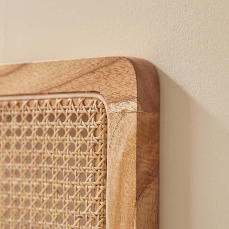 Adèle - Hoofdbord van gevlochten rotan 90 cm