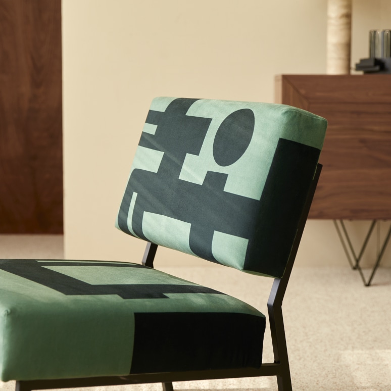 Barbican - Groene Franse fauteuil