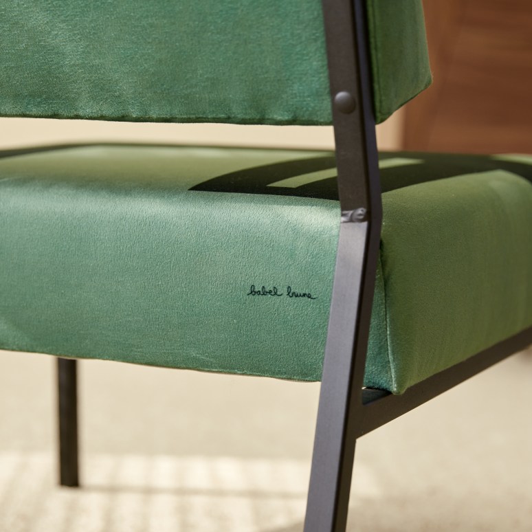 Barbican - Groene Franse fauteuil