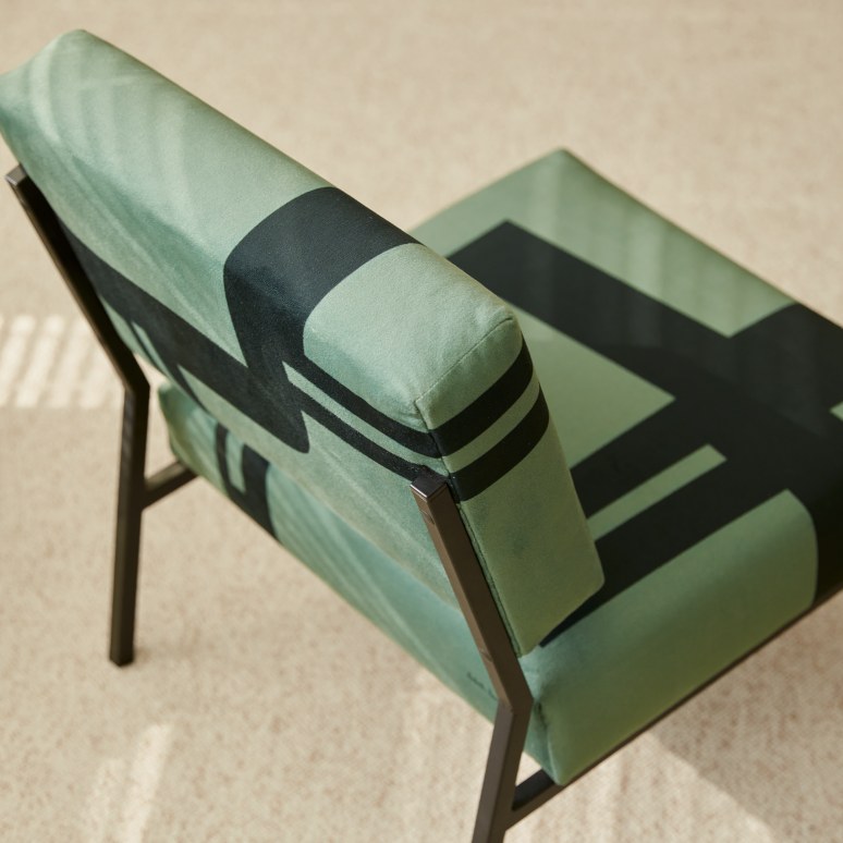 Barbican - Groene Franse fauteuil